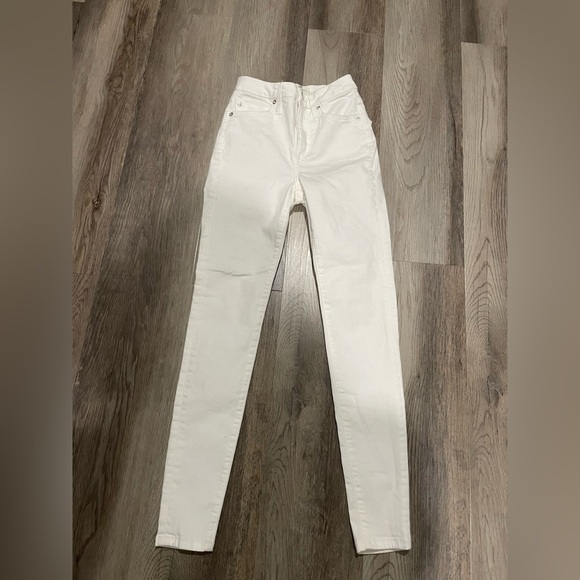 We The Free White Denim Skinny Jeans - Picture 3 of 6